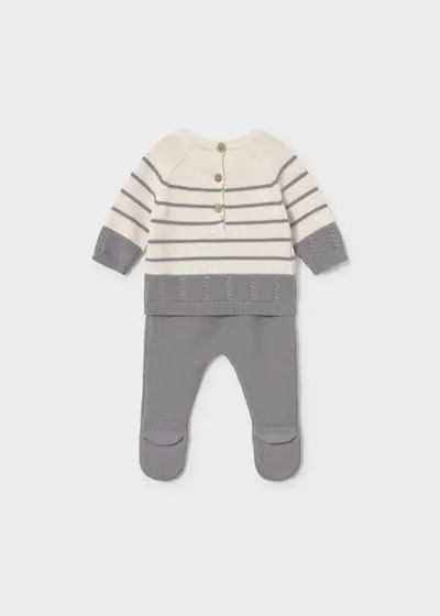 Conjunto Polaina bebe Mayoral de Punto Modelo 2505: Estilo, Delicadeza y Confort para tu Bebé - Imagen 4