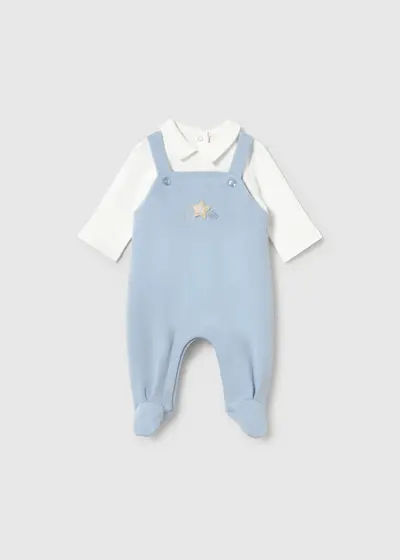Pelele Peto con Chaqueta de Tricot Mayoral Modelo 2657: Estilo y Confort Superior para tu Bebé - Imagen 4