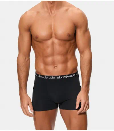 Pack de 2 Bóxers Abanderado Modelo 596: Confort y Estilo en Gris y Negro - Imagen 2