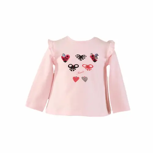 Camiseta Rosa de Niña Miranda con Estampado (Ref. 3405282)