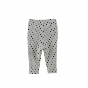 Pantalón gris corazones bebé